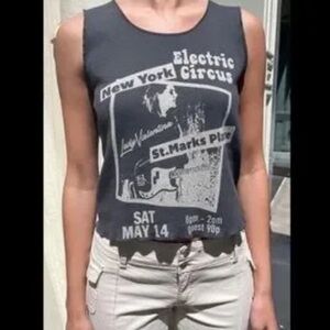 Brandy Melville New York Electric Circus Tank Top